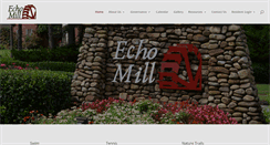 Desktop Screenshot of echomill.org